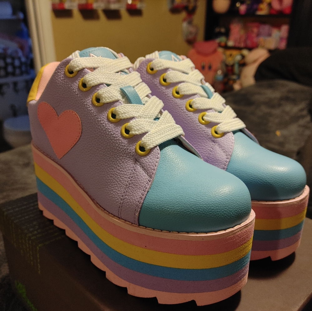 Y.R.U Pastel Platform Sneakers